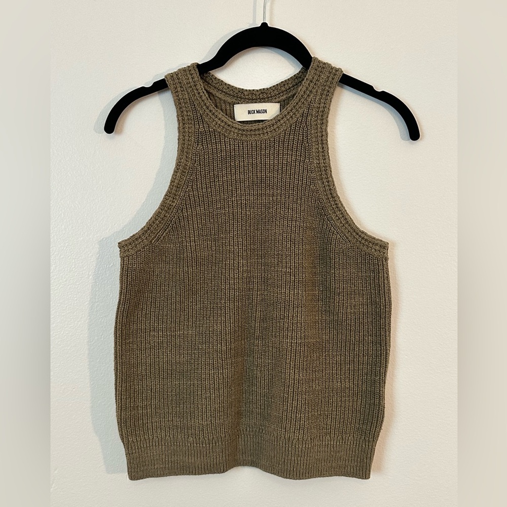 Buck Mason Crochet Tank